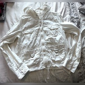 White Lightweight Spring Jacket - GAP